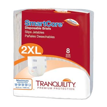 Imagem de Tranquility SmartCoreTM Cuecas Descartáveis Codificadas por Cores para Adultos, Extra Extra Large - 8 Count