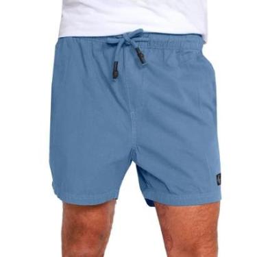 Imagem de Short Calvin Klein Jeans Sarja Masculino Color Elastic Azul Médio-Masculino