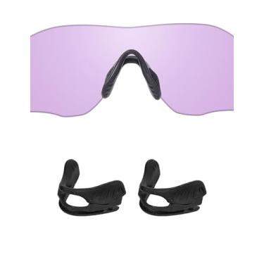 Imagem de Handwith 2 pares de protetores de nariz de silicone macio para óculos de sol Oakley EVZero/EVZero Range/EVZero, kit de substituição de óculos de ajuste confortável antiderrapante para óculos de nariz