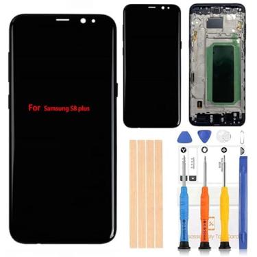 Imagem de Tela digitalizadora TFT LCD Touch Assembly Display LCD de substituição para Samsung Galaxy S8 Plus G958 G958A G958F G958P G958R4 T U V W 6,2 polegadas por BITANR