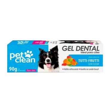 Imagem de Pasta de Dente Cães e Gatos Pet Clean Gel Dental 90g Tutty Frutty