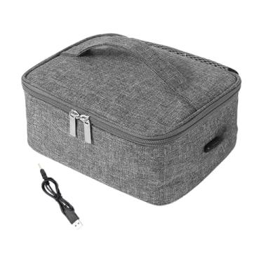 Imagem de IEUDNS Lancheira Elétrica Aquecida USB com Revestimento de Alumínio para Alimentos, Ideal para Academia, Atividades ao Ar Livre, Escritório, e