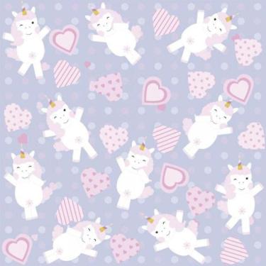 Imagem de Papel De Parede Infantil Unicórnio Baby