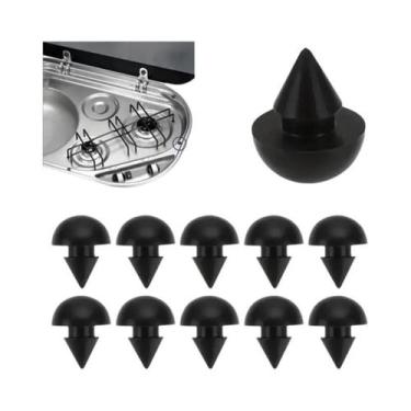 Imagem de Protetores De Borracha Pretos Para Caravana Camper 10pcs 4.5mm Espaçad