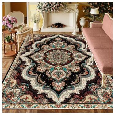 Imagem de SPXMQSS Tapetes de área para sala de estar, tapete de quarto grande antiderrapante tapetes ultra macios laváveis para sala de estar, quarto, sala de jantar sob a mesa I 1,5 x 2,4 m