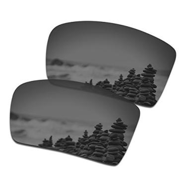 Imagem de Lentes de substituição masculinas SmartVLT para óculos Oakley Eyepatch 2 OO9136 – Mais opções, Black Chrome, One Size