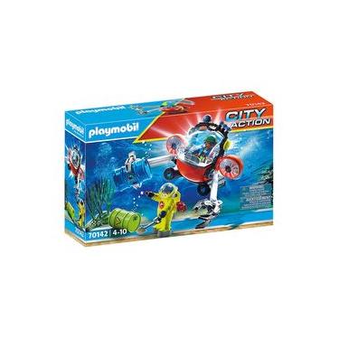 Imagem de Playmobil - Expedição Ambiental Mergulho - City Action - 70142