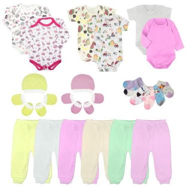 Imagem de Roupa de Bebê Kit Com 24 Peças Enxoval Moda Para Bebê Barata - Koala B