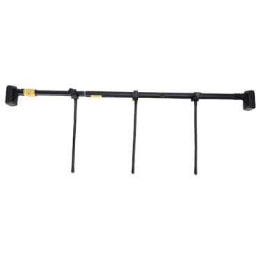 Imagem de YWBL-WH Suporte de Guirlanda Ajustável para Porta Frontal, Suporte para Guirlanda, Haste de Tensão de Aço Com Rolamento de Carga de 20 Lb para Portas de 31,5 Pol.-40 pol. Com Almofadas