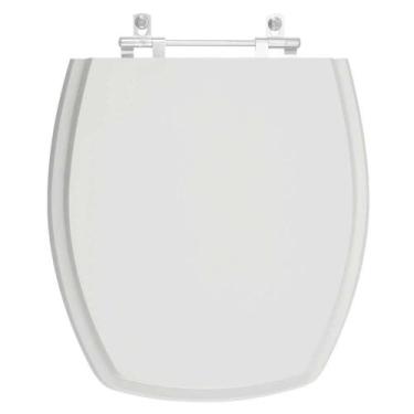 Imagem de Assento Sanitario Poliester Thema Cinza Platina para Vaso Incepa - Pon