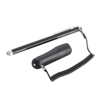 Imagem de aqxreight Caneta de Tela de Toque Capacitiva Caneta de Alta Sensibilidade de Metal Preto para GPS de Celular Os Contatos de Silicone Realmente Projetados Facilmente Podem Escrever Com Precisão