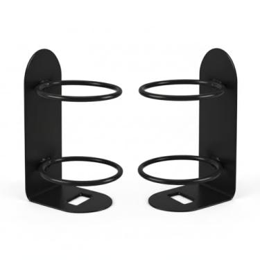 Imagem de Pacote com 2 suportes de escova de dentes elétricos sem broca, armazenamento de escova de dentes montado na parede para banheiro, organizador para escovas de dentes elétricas e manuais