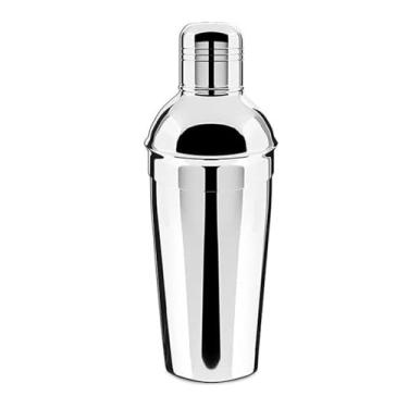 Imagem de Coqueteleira Inox Estilo Cobbler, 750ml, Aço Inoxidável, 3 Peças com Peneira e Dosador