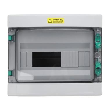 Imagem de Hyuduo Caixa de Junção Elétrica de 12 Circuitos ABS IP66 Caixa de Distribuição à Prova de Chuva Com Tampa Transparente para Uso Interno e Externo Em Hotéis de Oficinas