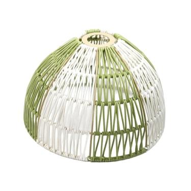 Imagem de Generic Abajur de tecido trançado para luminária pendente, fácil de instalar, ideal para decoração de cozinhas e hotéis.