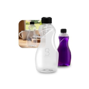 Imagem de Frasco 500ml P/Desinfetante Vazio Plástico Transparente 20U