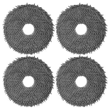 Imagem de LOVECO 4 peças de reposição para esfregão compatíveis com iRobot Roomba Plus 405 Combo / 505 Combo robô aspirador de pó, refil de pano de microfibra reutilizável e lavável