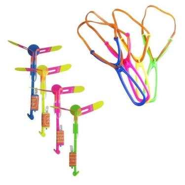 Imagem de 6 Brinquedo Led Voador Foguete Helicóptero Avatar Estilingue - 0000272