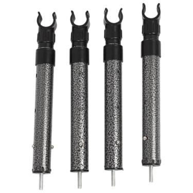 Imagem de Bothyi Conjunto de 4 Hastes Telescópicas de Suporte para Mesa de Carrinho de Camping - Duráveis ​​e Essenciais - Acessório Portátil para Mochilão, Parafusos de 8 Mm