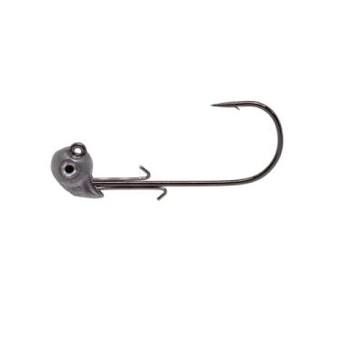Imagem de Duckett Fishing Gabarito de cabeça oscilante, design inovador para ação de balanço aprimorada e equipamento de plástico macio eficaz, sem pintura com olho, gancho 5/0 de 3/473.6 g