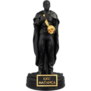 Imagem de Estátua Exu Matança Umbanda Candomblé (Cor Aurum Noctis)