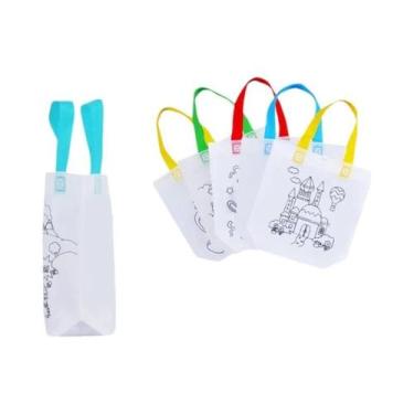 Imagem de Bolsas De Presente Não Tecidas Para Crianças DIY Com Grafite Para Colo