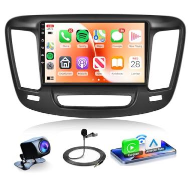 Imagem de Rádio estéreo automotivo 4G + 64G Android 13 para Chrysler 200 200C 200S 2015-2019, sem fio, Android Auto, Rimoody 23 cm, tela sensível ao toque, GPS 5G-WiFi, Bluetooth 5.0 EQ, espelho Link FM/RDS