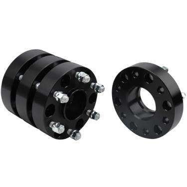 Imagem de IRONTEK Espaçadores de roda de 6 x 139,7 mm compatíveis com Ram 1500 2019-2025, para Jeep Grand Wagoneer 2021-2025, passo de rosca forjado de 3,8 cm M14 x 1,5 furo do cubo 77,8 mm, 6 x 5,5 a 6 x 5,5