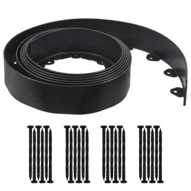 Imagem de Jardim com borda de jardim com 6 m de comprimento e 7,5 cm de altura c