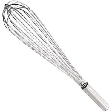 Imagem de Fue Gigante Batedor de Clara Ovos Massas Profissional Grande 31cm Aço 