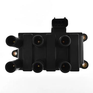 Imagem de Bobina de ignição 1F2U-12029-AC para Mazda, Mercury, Ford Ranger V6 3.0L, Sable, Taurus B3000 - Substituição da bobina de ignição.
