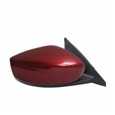 Imagem de Compatível com nissan kicks 2017 2018 2019 acessórios de montagem do espelho retrovisor do carro ajuste elétrico automático sinal de volta(Red 3 Pin left)