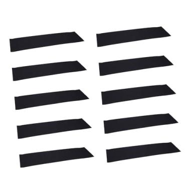 Imagem de Jiawu Lixa de Skate de Durabilidade Superior de 10 Folhas de Lixa de Skate para Longboard, Folha de Fita Adesiva de de 31,9 Polegadas para Patinadores Intermediários (Borda Longa)