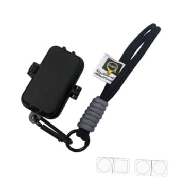 Imagem de Dynwave Estojo para giz de bilhar, porta-giz para taco de sinuca, portátil e compacto, ideal para iniciantes e entusiastas do esporte, Preto