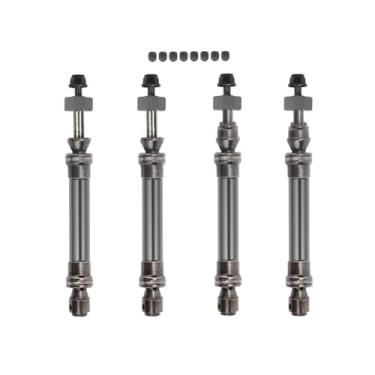 Imagem de MOOKEENONE 4* 1/10 RC Truck Front+Rear Drive Shaft CVD Transmission Axle for Traxxas Slash