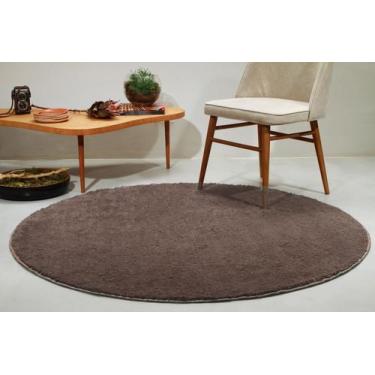 Imagem de Tapete redondo 2x2 100% antiderrapante não risca o piso pelo super mac