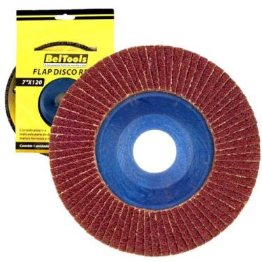 Imagem de Disco Desbaste Lixa Flap Reto G120 7" Beltools