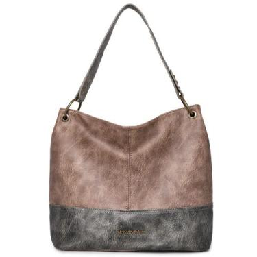 Imagem de Bolso Montana West MWC-047KH de Cuero Vegano Bicolor