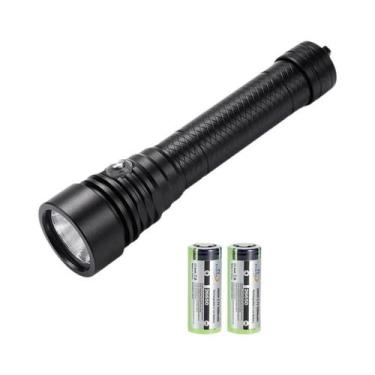 Imagem de Lanterna De Mergulho LED De Alta Potência 6000 Lumens XHP70.2 Para Pes