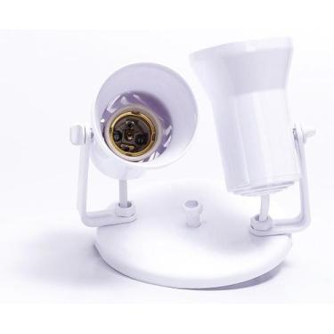 Imagem de Spot Luminária Sobrepor 2 Focos Direcionável Para Teto ou Parede - syk