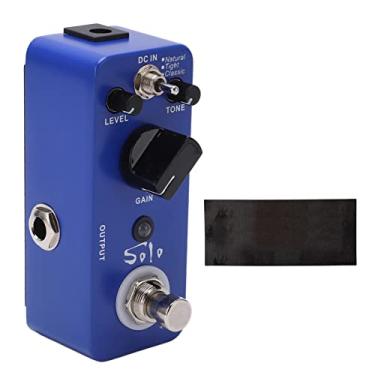 Imagem de Pedal de distorção Metal Mini Effects Alto ganho Guitarra elétrica Effector 3 modos MDS5 Compact All Metal Shell Violeta Azulada para Guitarristas Solistas