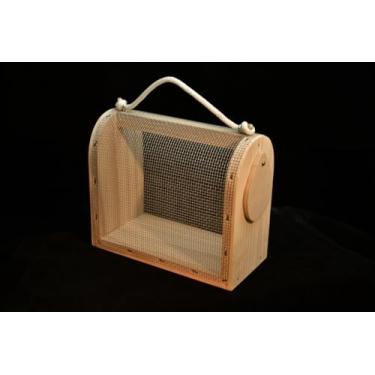 Imagem de Gaiola de madeira feita à mão para insetos e caixa de insetos