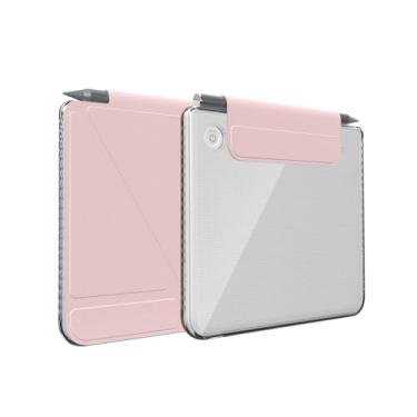 Imagem de TUDIA M-FLIP Capa magnética transparente destacável para Kobo Libra Color (2024) - [despertar/hibernar automaticamente] Capa magnética traseira fina transparente à prova de choque com suporte para