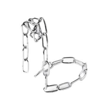 Imagem de Corrente de ferro com suspensão mágica, prateleiras de vinho, uma garrafa, suporte para exibição de vinho, cozinha, sala de jantar, decoração de bar (prata)