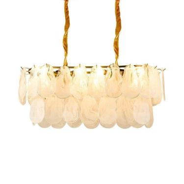 Imagem de Lustre Pendente Nordecor Velle Oni 2949 Dourado Fosco E14 Bivolt
