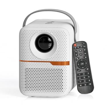 Imagem de Projetor com Decodificação 4K WiFi Android 10 0 Suporta Tela de 150 Polegadas Técnica Igual Alto-Falante Duplo Integrado Controle Remoto Filmes para Casa TV Box Computador Pen Drive