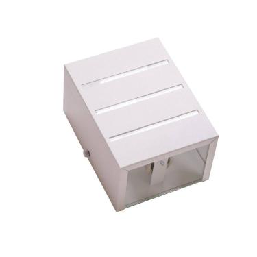 Imagem de Kit 3 Arandelas Branco 2 Focos E 3 Frisos Parede Ar1612