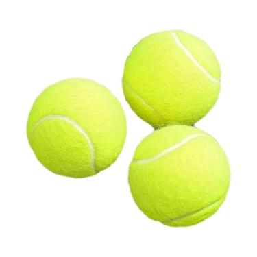 Imagem de Bolas De Tênis De Borracha De Alta Resiliência, Conjunto Com 3 Peças P