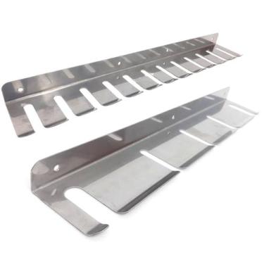 Imagem de Porta Espeto De Parede Inox E Suporte Pá Pizza e Acessório - INOX LAUR