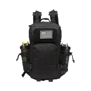 Imagem de Mochila Tática De 50L MOLLE Para Hiking Ao Ar Livre Para Homens Com 2 